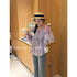 Women Vintage Ruffle Tie Latern Flare Sleeves Tops